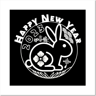 Year Of The Rabbit 2023 Zodiac Chinese New Year 2023 Posters and Art